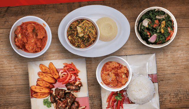 Nigerian Food Platter